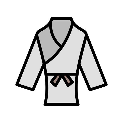 illustrazione vettoriale di karate icona