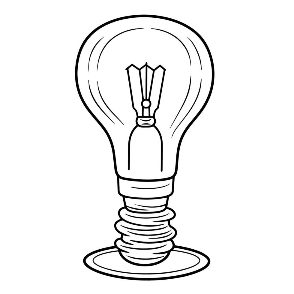 moderno lampada schema icona nel vettore formato per interno disegni.