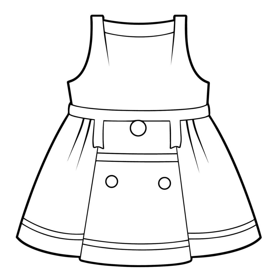 scoprire un' versatile grembiule schema icona vettore Perfetto per culinario e stile di vita disegni.