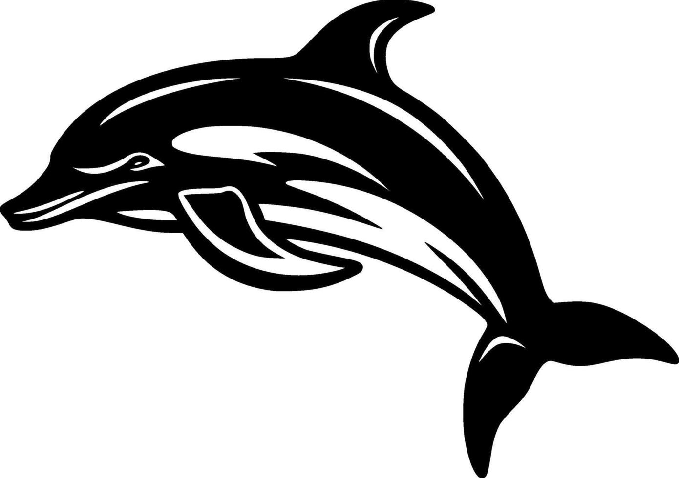 delfino - alto qualità vettore logo - vettore illustrazione ideale per maglietta grafico