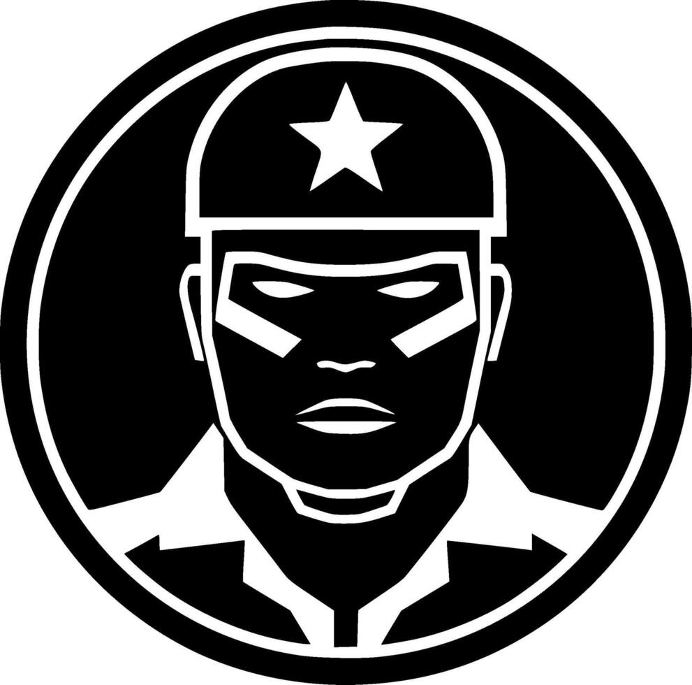 esercito - minimalista e piatto logo - vettore illustrazione