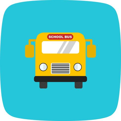 Icona di vettore School bus