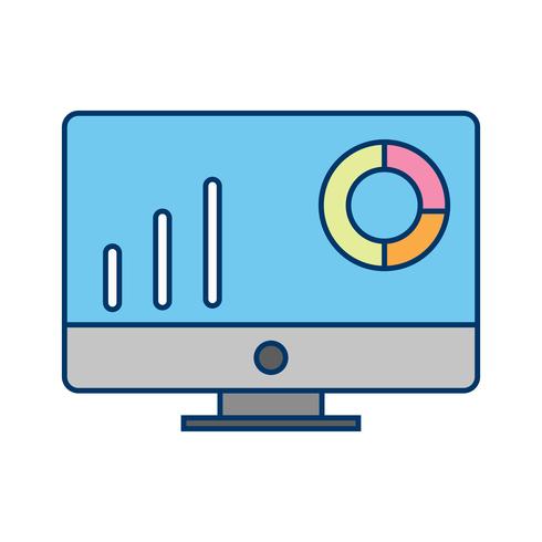Icona di grafici vettoriali