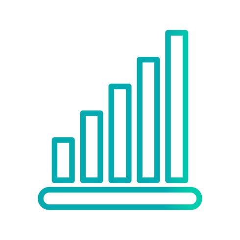 Icona di statistiche vettoriali