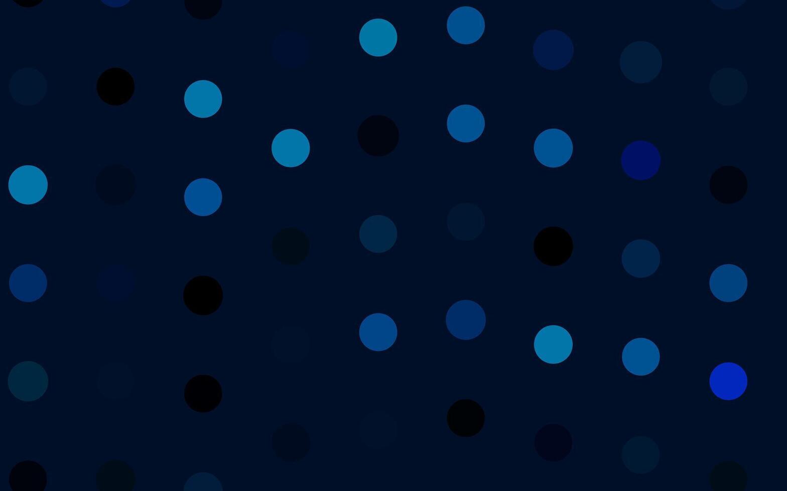 layout vettoriale blu scuro con forme circolari.