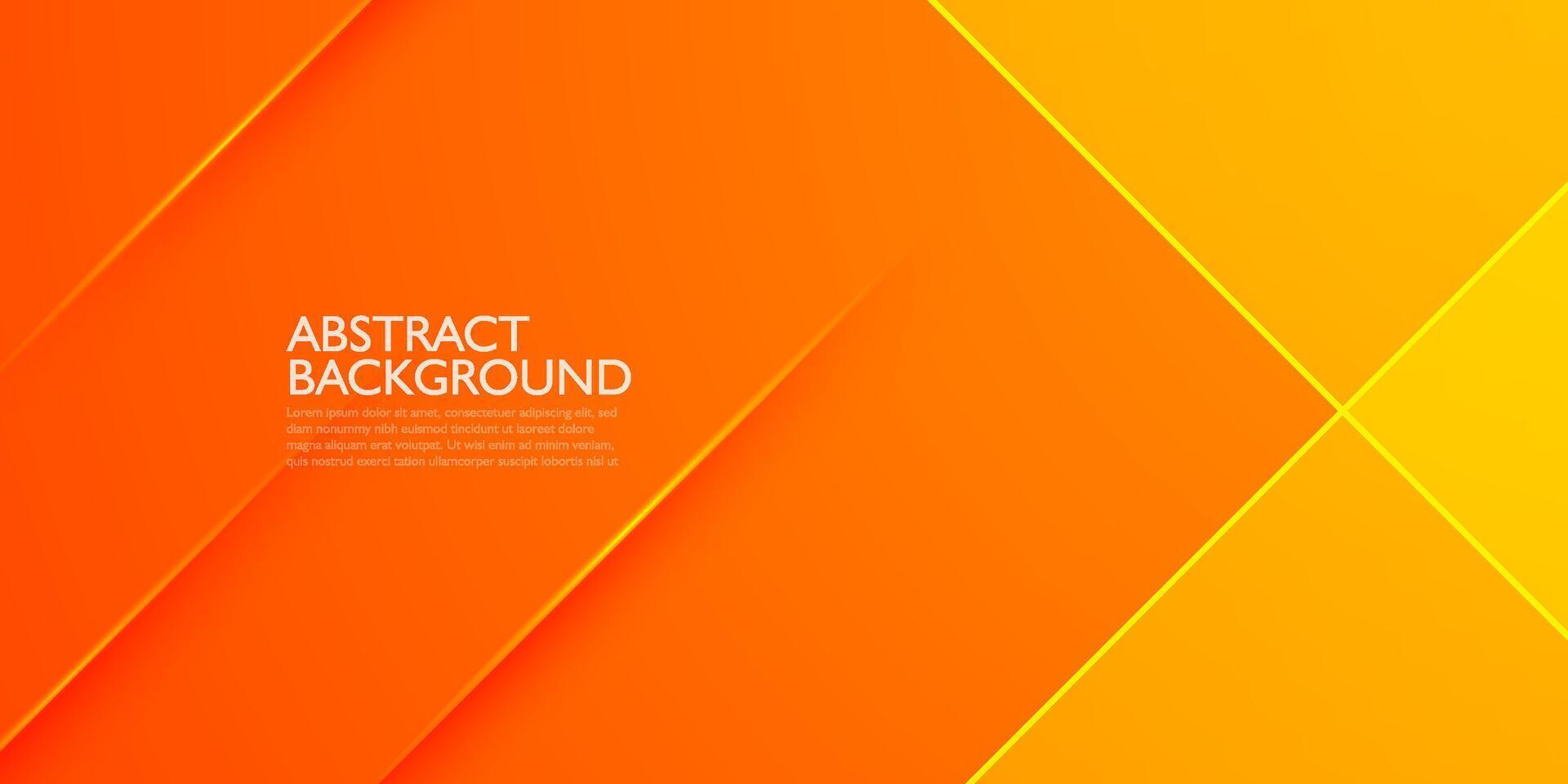 astratto arancia piazza sovrapposizione sfondo per carta grafica design. arancia sfondo con ombra elementi. eps10 vettore