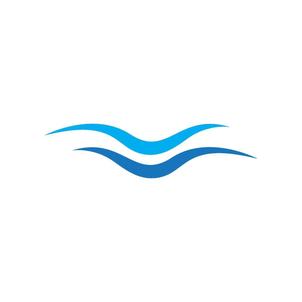 logo dell'onda d'acqua vettore