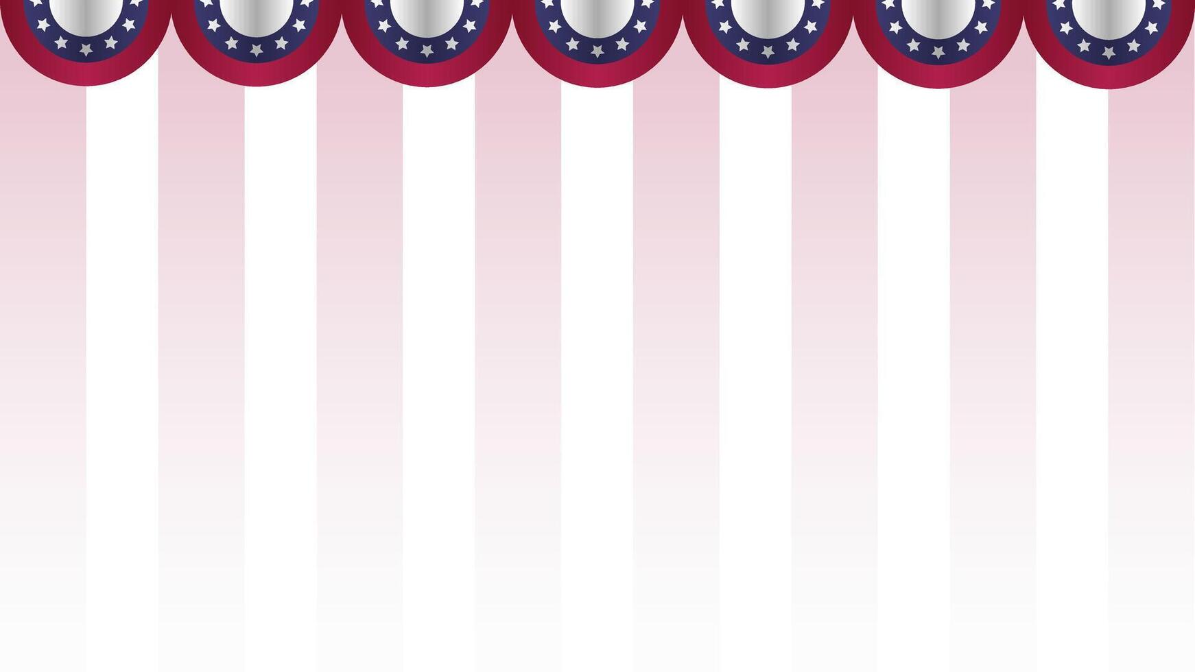 pendenza americano bandiera vettore modello sfondo con strisce e copia spazio o testo