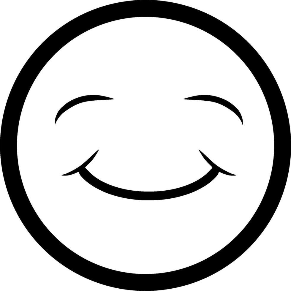 sorridente viso emoji emoticon grafico illustrazione vettore