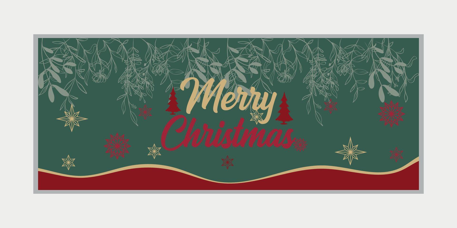 allegro Natale bandiera impostato e contento nuovo anno striscione, sociale media copertina e ragnatela striscione, allegro Natale design per saluto carta, vettore