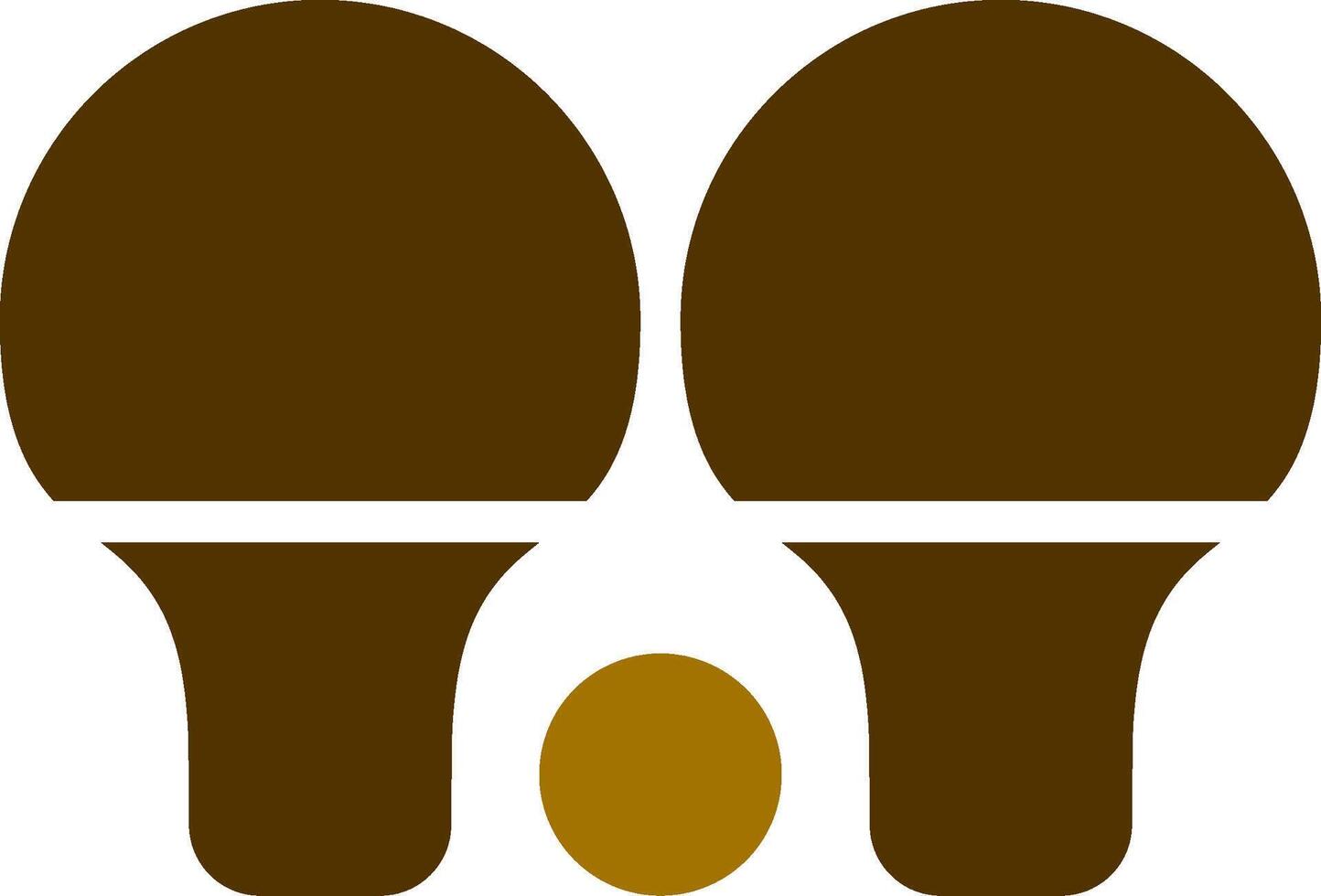ping pong creativo icona design vettore