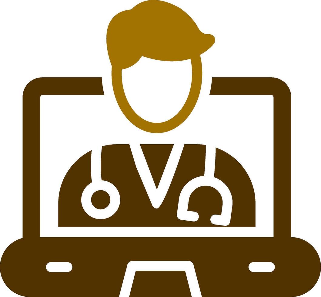 digitale medicina creativo icona design vettore
