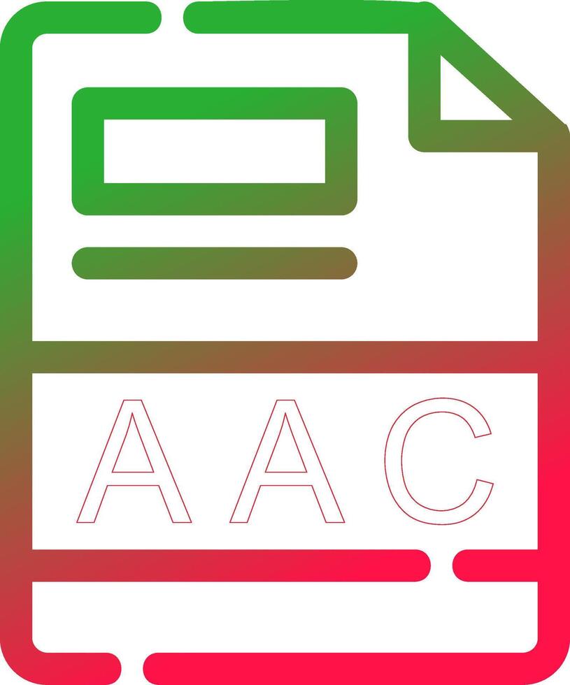 aac creativo icona design vettore