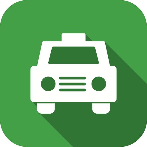 Icona del taxi vettoriale