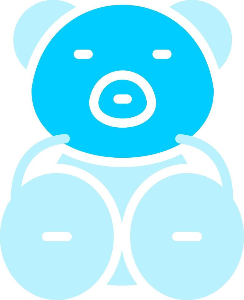 orsacchiotto orso creativo icona design vettore