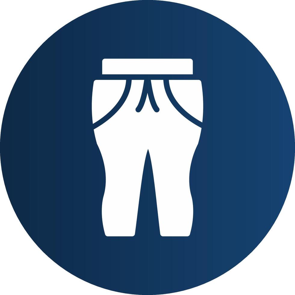 sudore pantaloni creativo icona design vettore