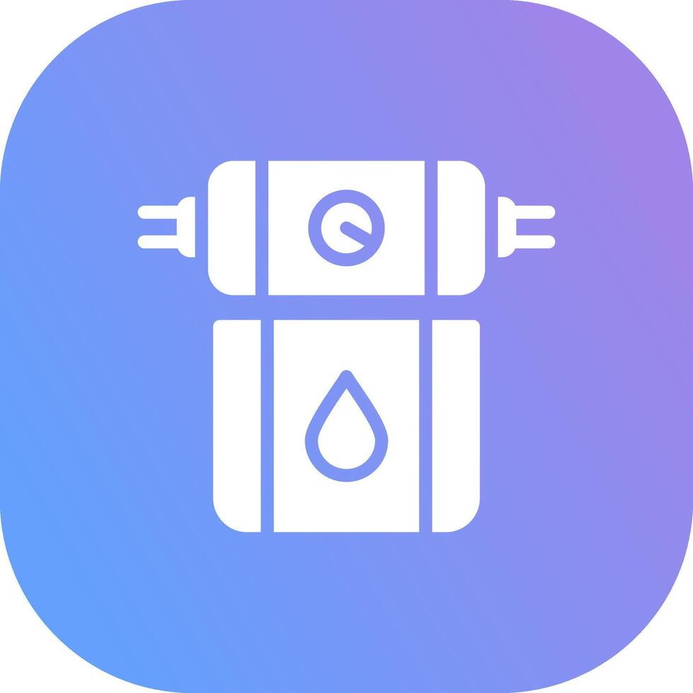 acqua filtro creativo icona design vettore