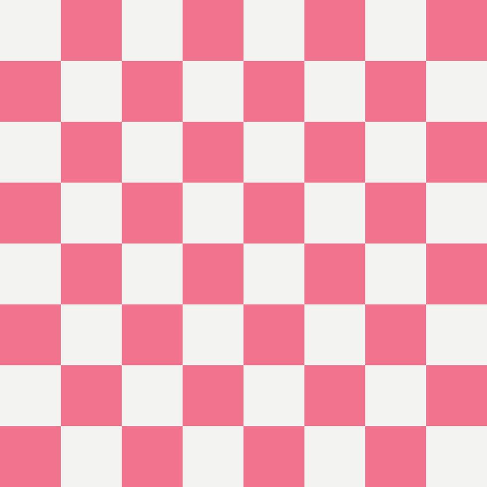 sfondo astratto rosa e bianco motivo a scacchiera trama di illusione ottica. per il tuo design vettore