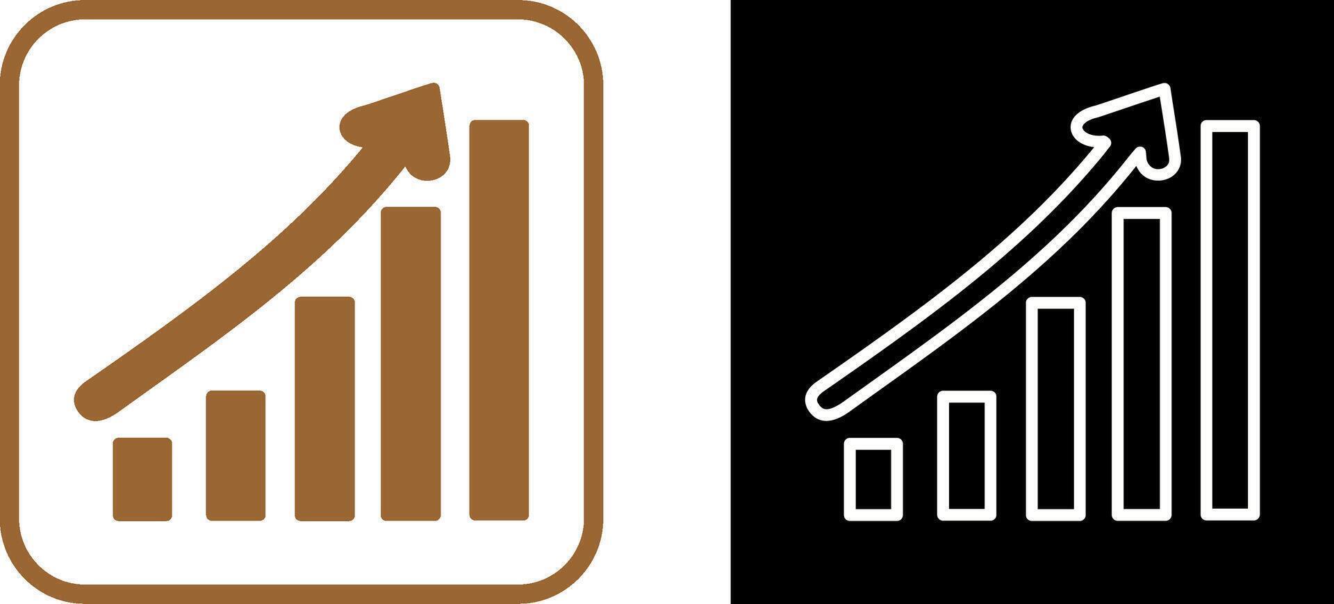 statistiche vettore icona