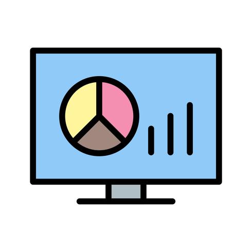 Icona di grafici vettoriali