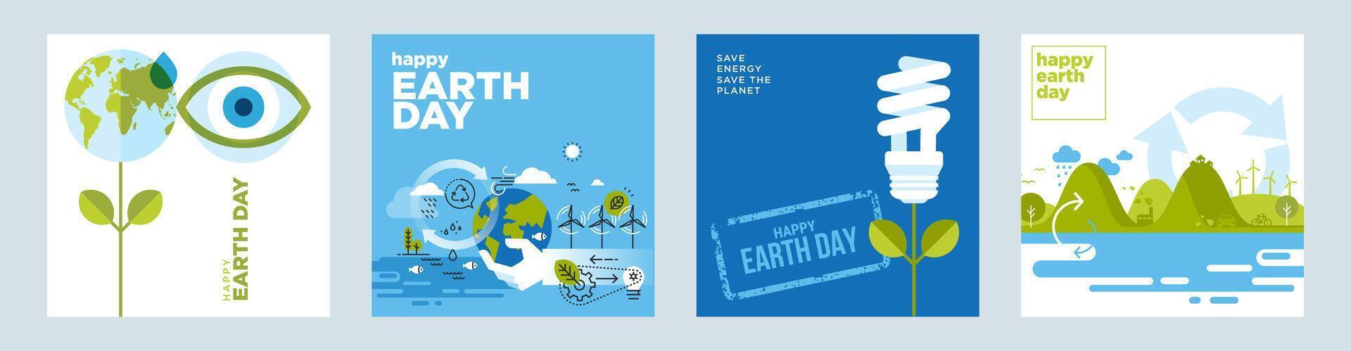 terra giorno illustrazione impostare. vettore concetti per grafico e ragnatela disegno, attività commerciale presentazione, marketing e Stampa Materiale, sociale media.