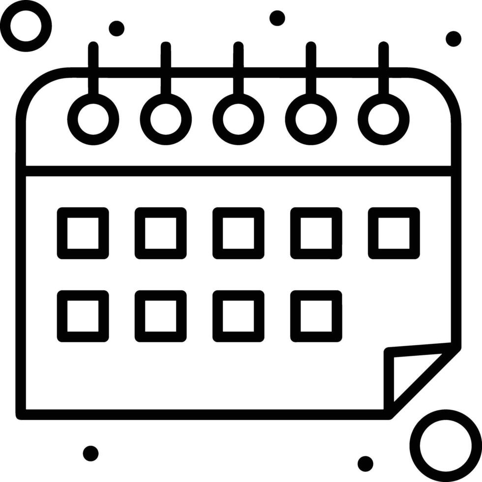 calendario icona simbolo vettore Immagine