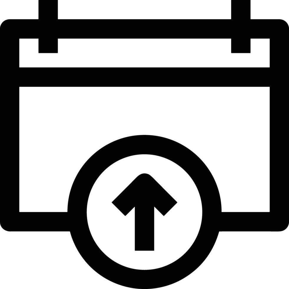 calendario icona simbolo vettore Immagine