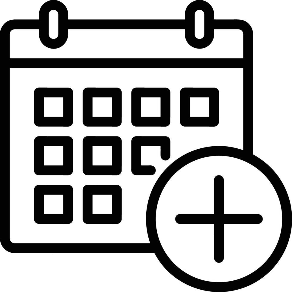 calendario icona simbolo vettore Immagine