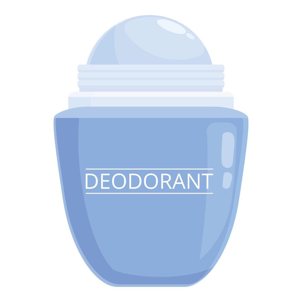 blu colore deodorante icona cartone animato vettore. terme bellezza viso vettore