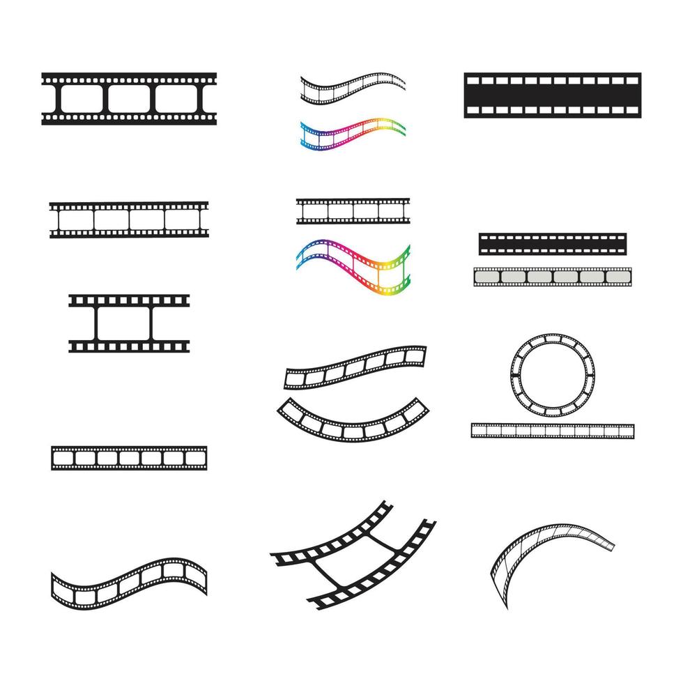 illustrazione di disegno vettoriale di film film cinema