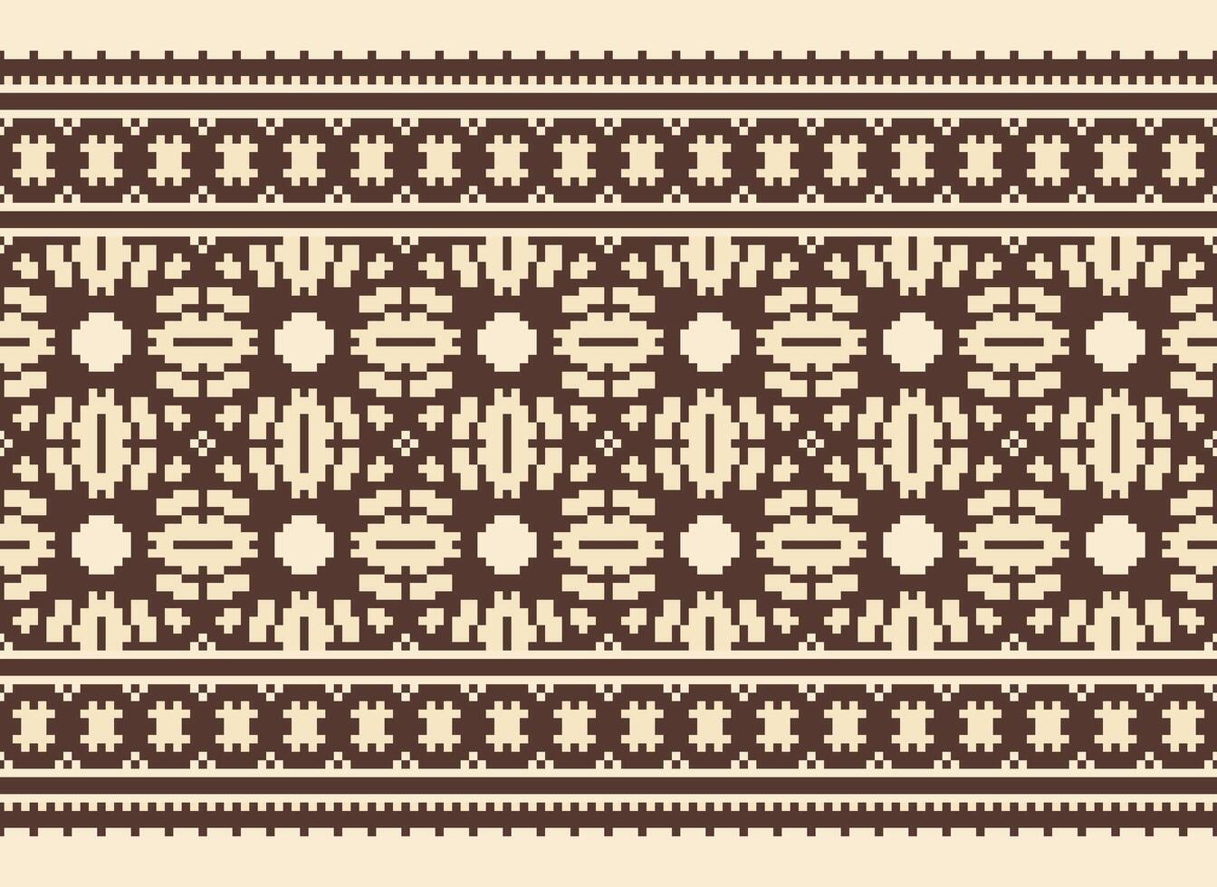 attraversare cucire. pixel. geometrico etnico orientale senza soluzione di continuità modello tradizionale sfondo. in stile azteco astratto vettore illustrazione. design per tessile, tenda, tappeto, sfondo, vestiario, involucro