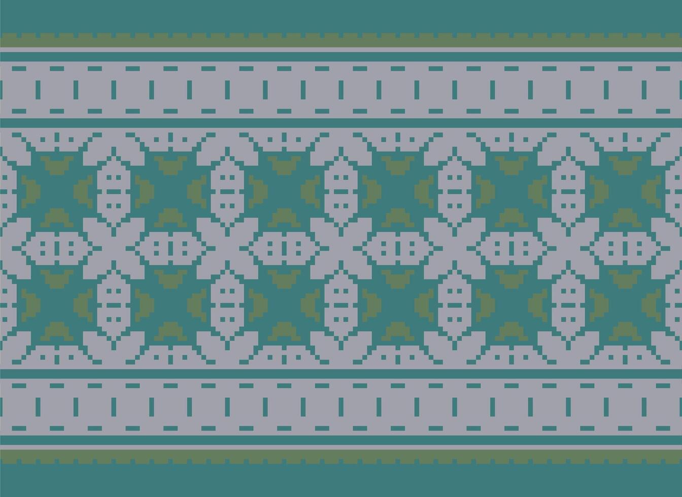 attraversare cucire. pixel. geometrico etnico orientale senza soluzione di continuità modello tradizionale sfondo. in stile azteco astratto vettore illustrazione. design per tessile, tenda, tappeto, sfondo, vestiario, involucro