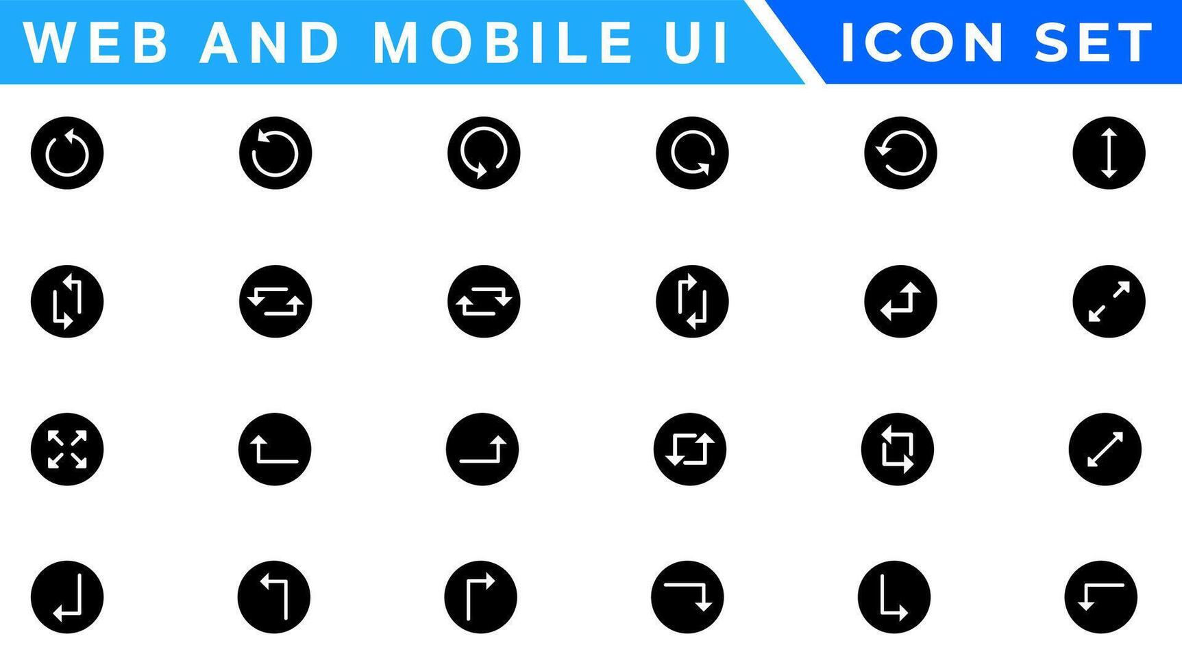 ui UX icona mega impostare, utente interfaccia iconset collezione vettore