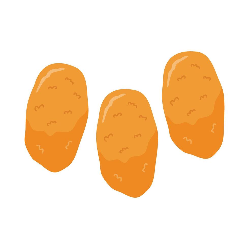 spagnolo fritte crocchette illustrazione cibo.png vettore