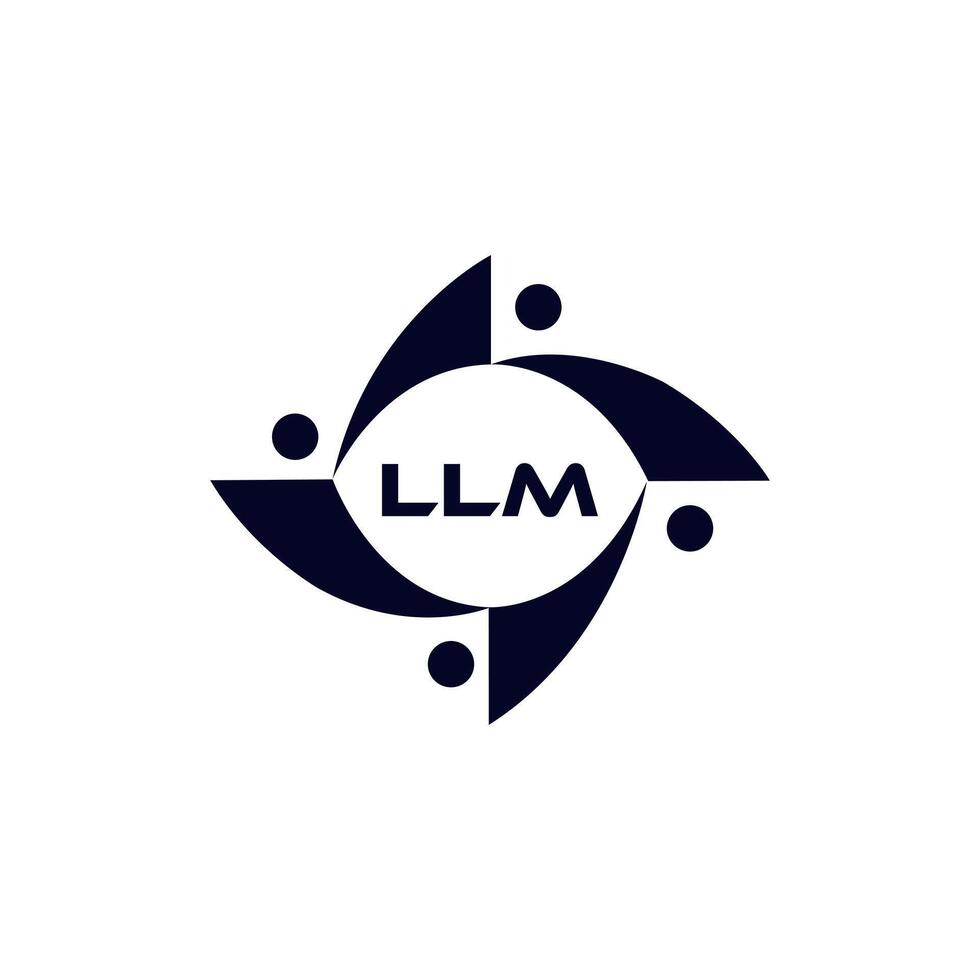 lm logo. l l m design. bianca lm lettera. llm, l m lettera logo design. iniziale lettera mmm connesso cerchio maiuscolo monogramma logo. l l m lettera logo vettore design. professionista vettore