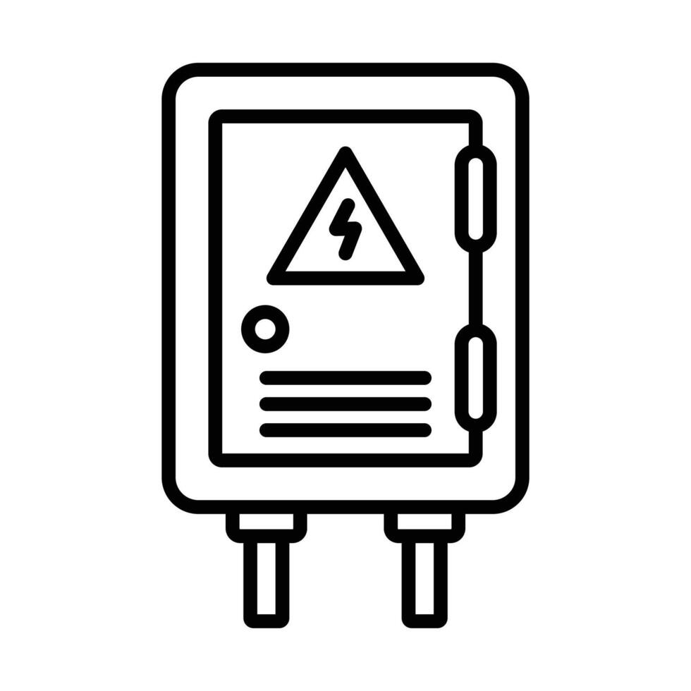 printelectrical pannello icona vettore design modello nel bianca sfondo