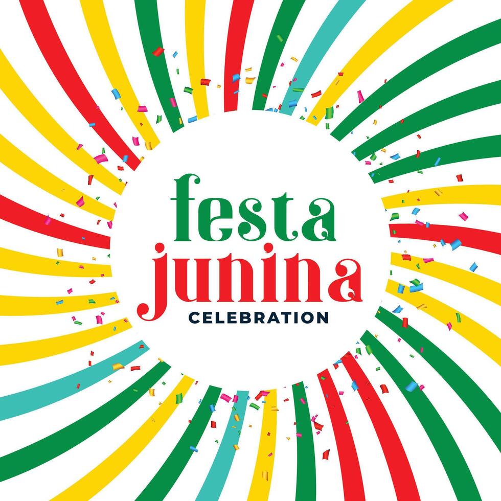 festa junina giugno mese brasiliano Festival sfondo vettore