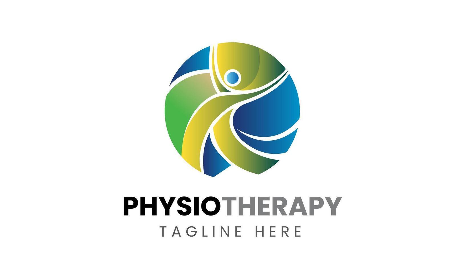 ai generato fisioterapia vettore icona cartello simbolo logo design modello