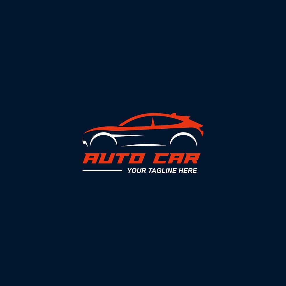 auto auto logo, sport auto logo design concetto modello. adatto per il tuo design bisogno, logo, illustrazione, animazione, eccetera. vettore