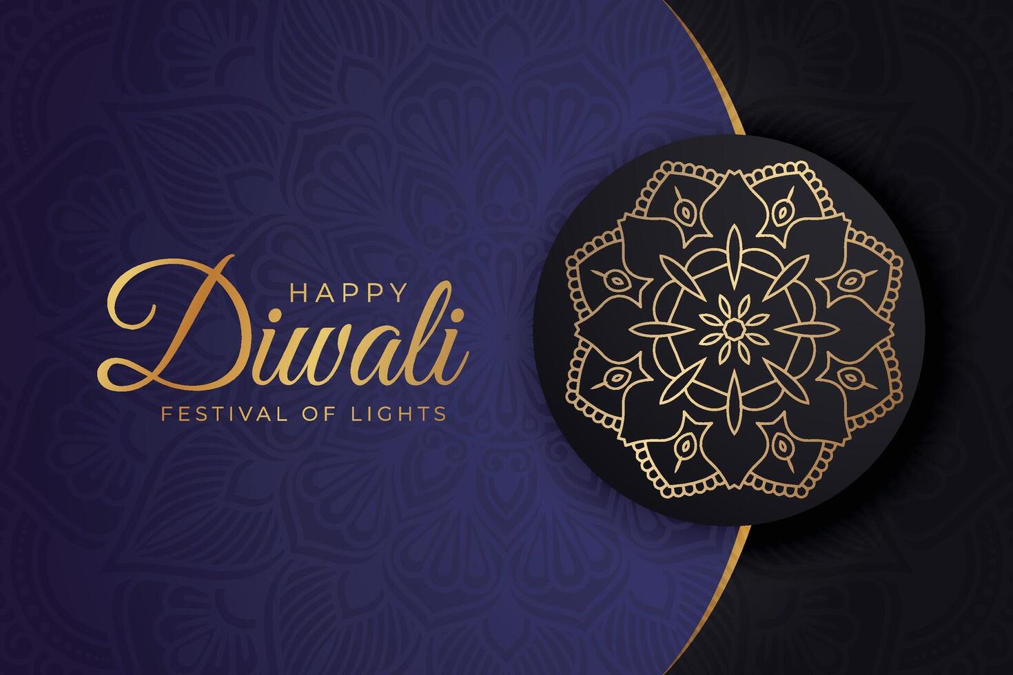 Diwali - indiano Festival di luci, design modello per cartoline, inviti, saluto carte, manifesti, volantini, sfondo e bandiera disegni. vettore