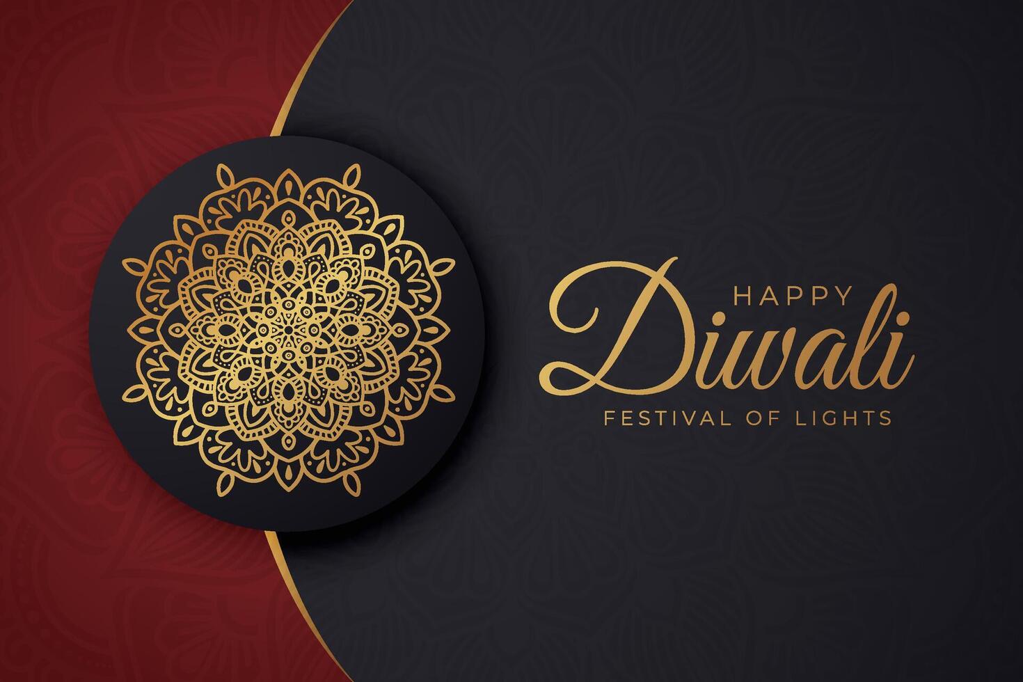 Diwali - indiano Festival di luci, design modello per cartoline, inviti, saluto carte, manifesti, volantini, sfondo e bandiera disegni. vettore