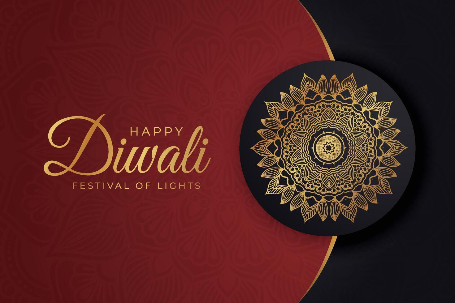 Diwali - indiano Festival di luci, design modello per cartoline, inviti, saluto carte, manifesti, volantini, sfondo e bandiera disegni. vettore