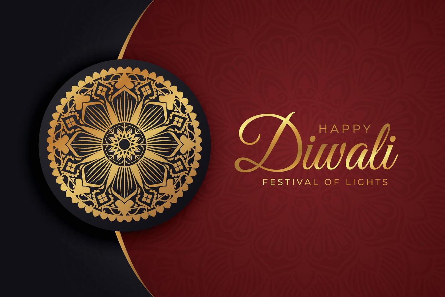 Diwali - indiano Festival di luci, design modello per cartoline, inviti, saluto carte, manifesti, volantini, sfondo e bandiera disegni. vettore