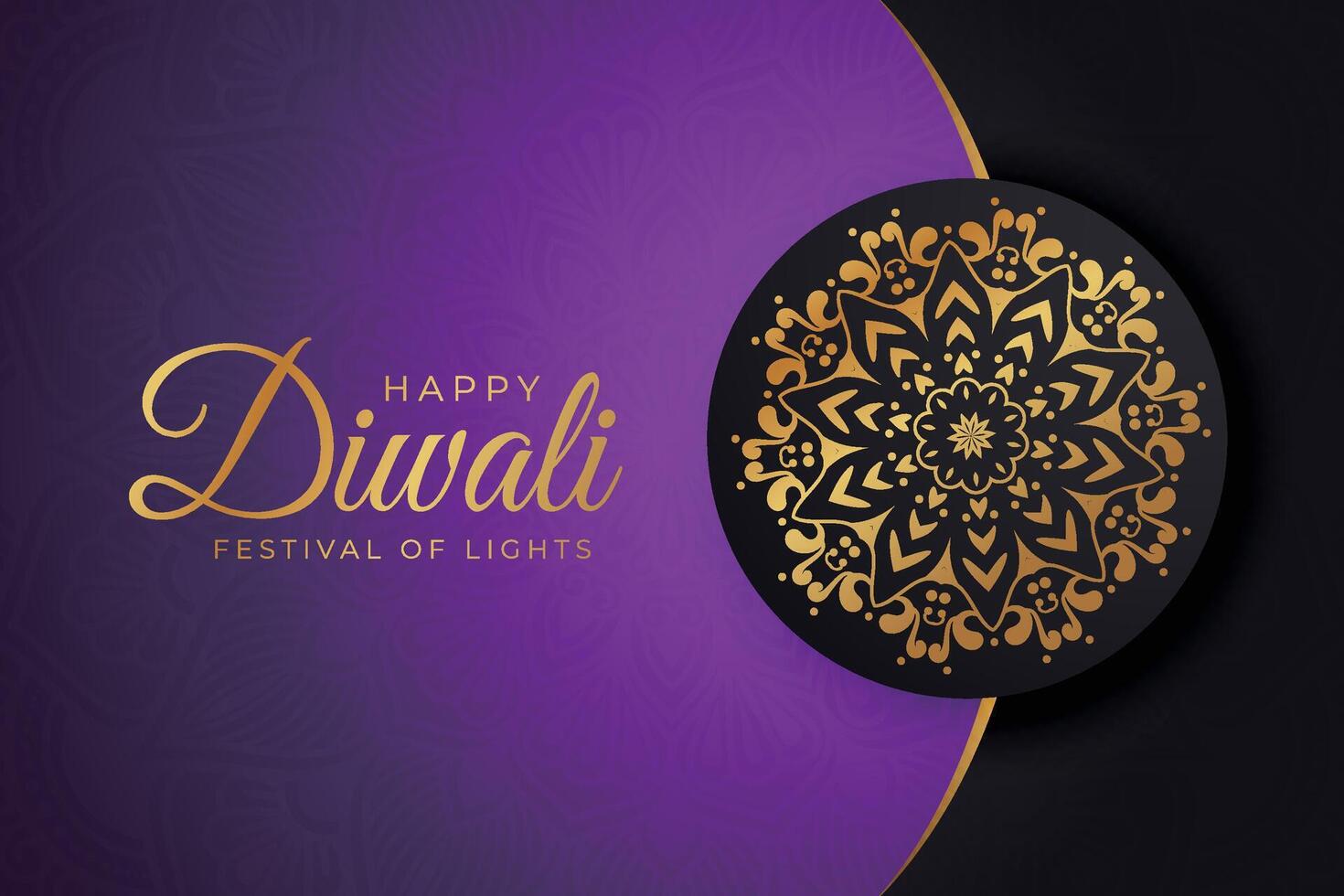 Diwali - indiano Festival di luci, design modello per cartoline, inviti, saluto carte, manifesti, volantini, sfondo e bandiera disegni. vettore