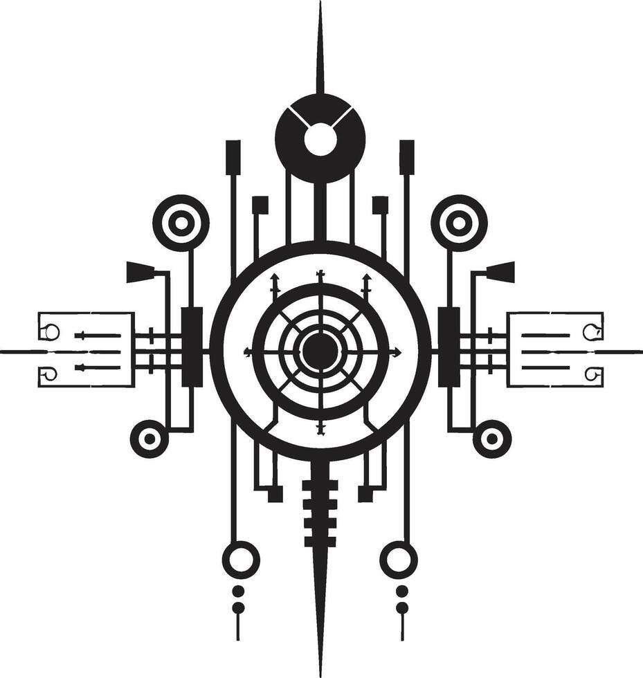 pixelated progresso astratto vettore logo design per cibernetico icona binario brillantezza elegante cibernetico simbolo nel nero monocromatico