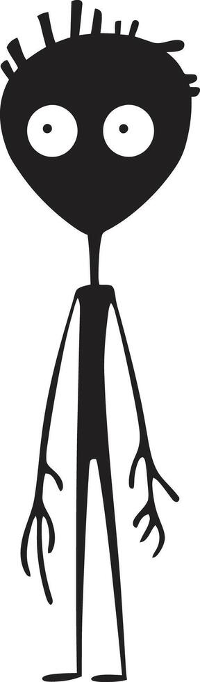 album per schizzi spavalderia elegante nero icona con scarabocchio stickman scarabocchio dinamica monocromatico logo design con stickman fantasia vettore