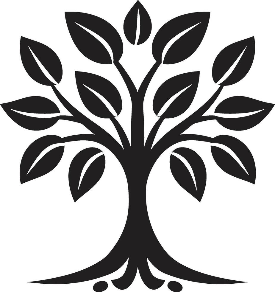 verde eredità dinamico vettore logo design per albero piantagione pergolato affetto elegante nero icona significare albero piantagione