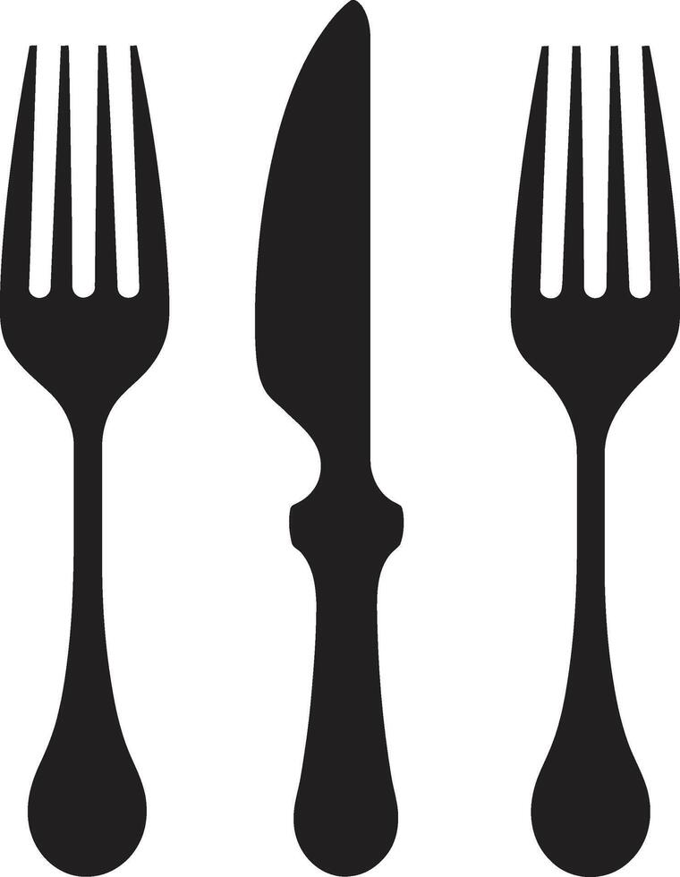 buongustaio gastronomia insegne vettore logo per culinario eccellenza elegante cenare emblema forchetta e coltello vettore icona nel elegante design