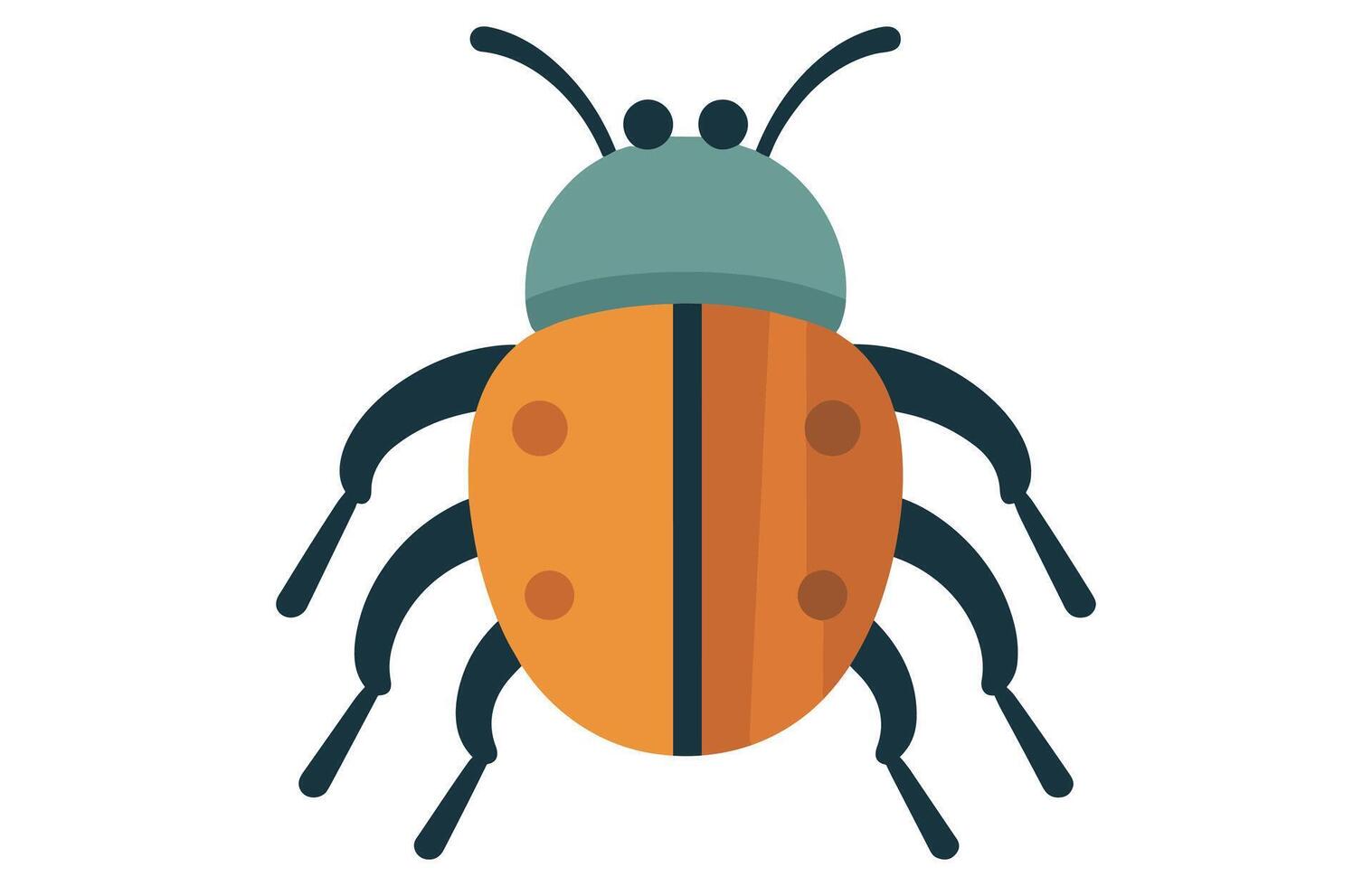 scarafaggio rinoceronte illustrazione clip arte design forma, scarafaggio icona vettore