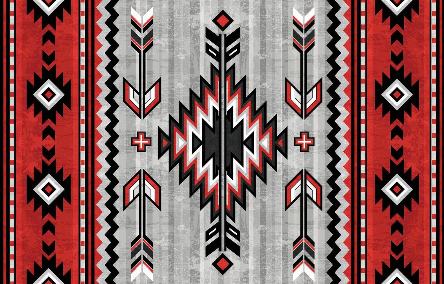 nativo americano indiano ornamento modello geometrico etnico tessile struttura tribale azteco modello navajo messicano tessuto senza soluzione di continuità decorazione moda vettore